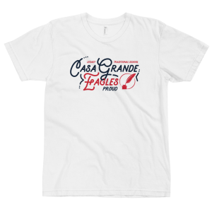 LTS Casa Grande Eagles White Script T-shirt 2020